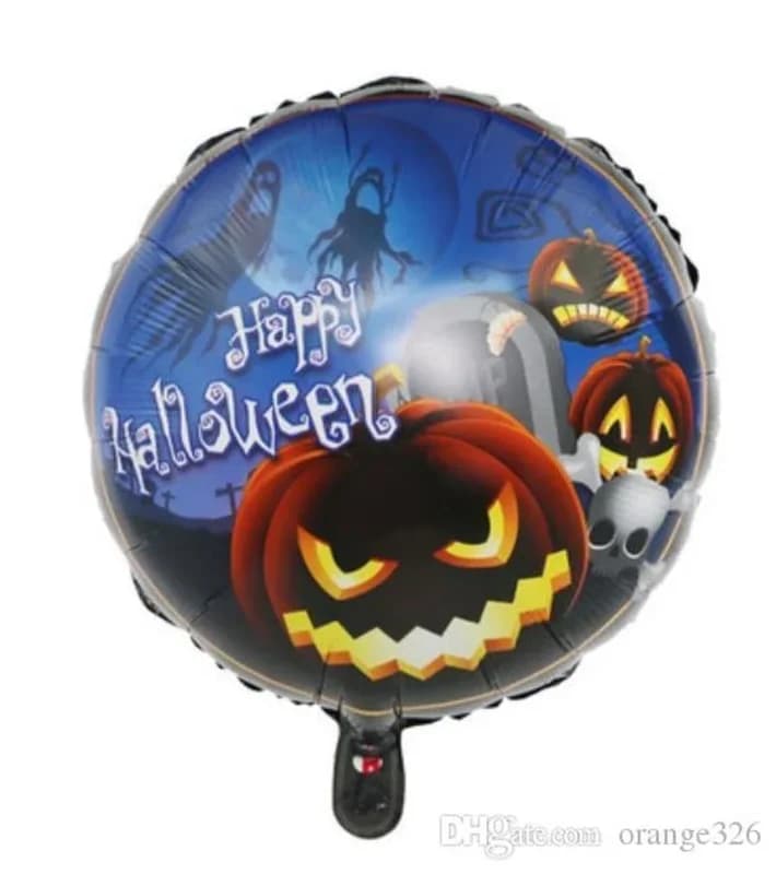 Şık Balkabağı Folyo Balon 18 İnç Parti Süsleme