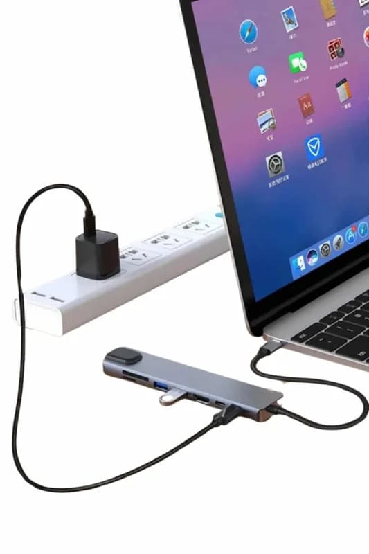 Type-c Dönüştürücü 8 Port Macbook Uyumlu Çoklayıcı