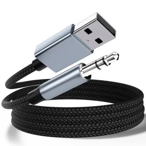 Pratik Usb'den Aux'a Kablo 1.5 Metre Ses Bağlantısı