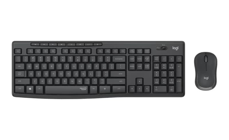Logitech MK295 Kablosuz Klavye Mouse Set Siyah