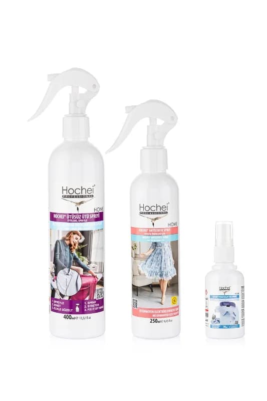Hochei Paket 4 / Ütüsüz Ütü 400 ml - Antistatik 250 ml - Ipeksi Kolay Ütü 70 ml