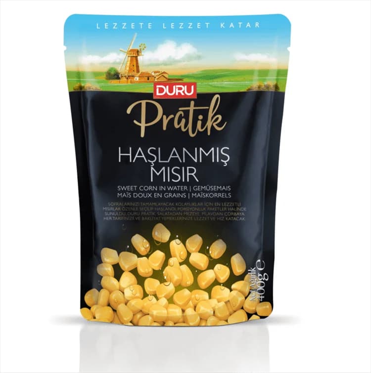 Duru Pratik Haşlanmış Mısır 400 Gr