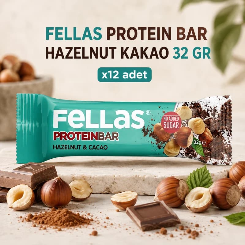 Fellas Optimum Fındıklı Kakaolu Protein Bar