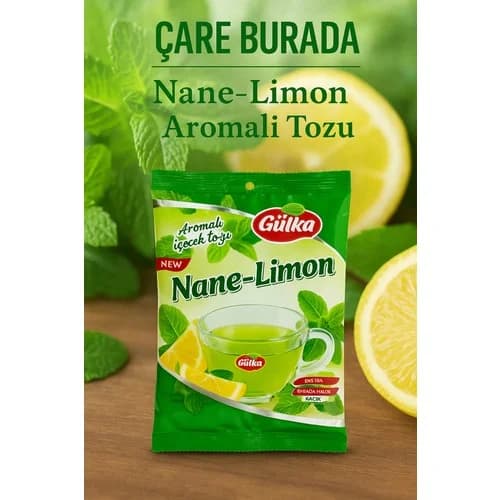 Nane - Limon Aromalı İçecek Tozu 250 Gr