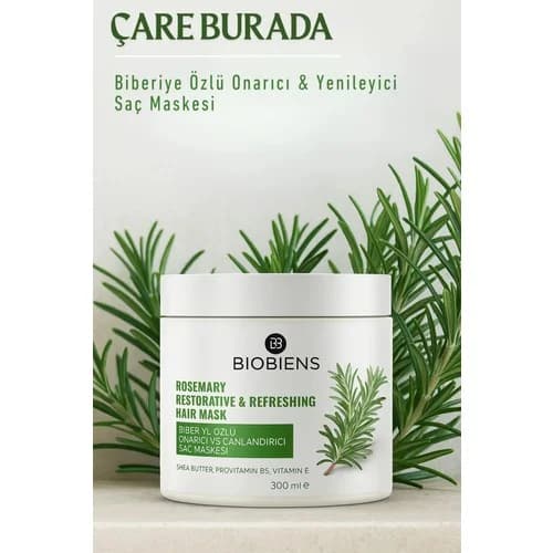 Biobiens - Biberiye Özlü Saç Maskesi 250 Ml (Onarıcı & Yenileyici)