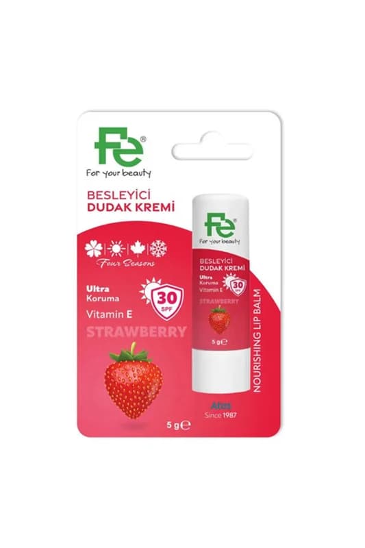 Besleyici Dudak Kremi SPF30 Çilekli 5gr