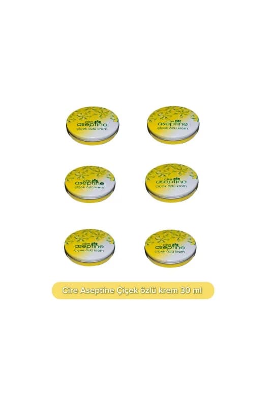 Çiçek Özlü Nemlendirici Teneke Krem 30 ml x6