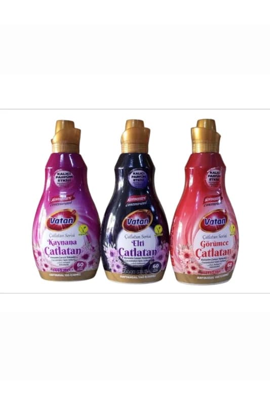 Konsantre Çamaşır Yumuşatıcı Elti + Görümce + Kaynana Çatlatan serisi 1.440 Lt x 3 lü