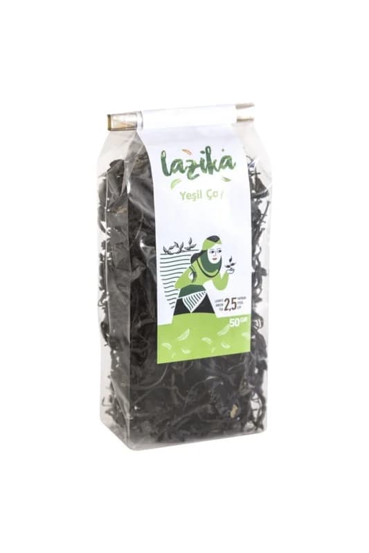 El Yapımı Yeşil Çay 50 g - Katkısız, 2,5 Yaprak, Mayıs Hasadı, Çamlıhemşin