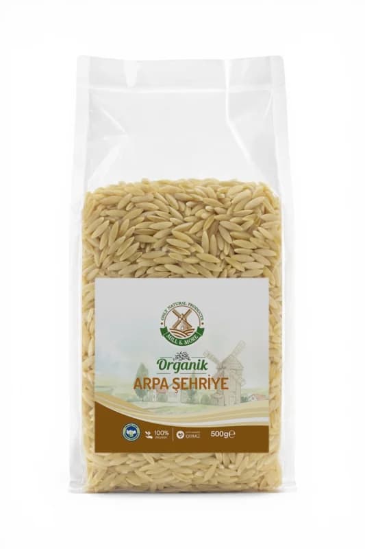 Organik Arpa Şehriye 500 g +7 Ay