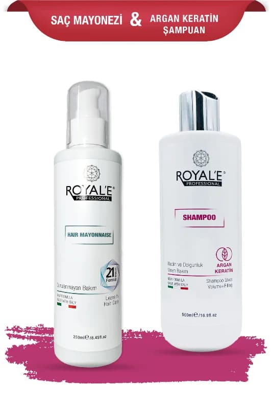 Saç Mayonezi-Argan Keratin Şampuan - Hair Mayonnaise-Shampoo