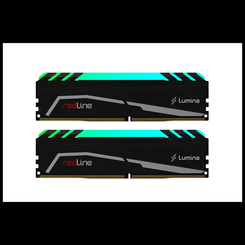 MUSHKIN redLine Lumina, MLA4C320GJJM8GX2, 2x8Gb Kit, 3200Mhz, DDR4, CL16, RGB, Desktop Gaming RAM (Soğutuculu)
