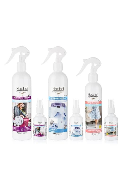 Hochei Paket 9 / Ütüsüz Ütü - Ipeksi Kolay Ütü - Antistatik Sprey (% 10 Ekstra İndirimli )
