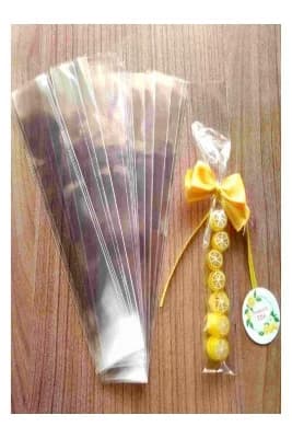 Ince Uzun Parmak Jelatin Lolly Şeker Poşeti 25 Adet