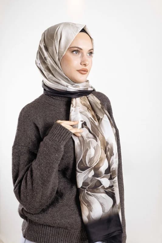 Alfa Silk Kadın Şal - İpeksi Parlaklıkta, Kolay Şekil Alan, Şık Kombin Tamamlayıcısı
