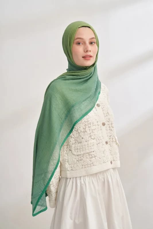 ARMANDA MÜSLİN DEGRADE BİYELİ ŞAL