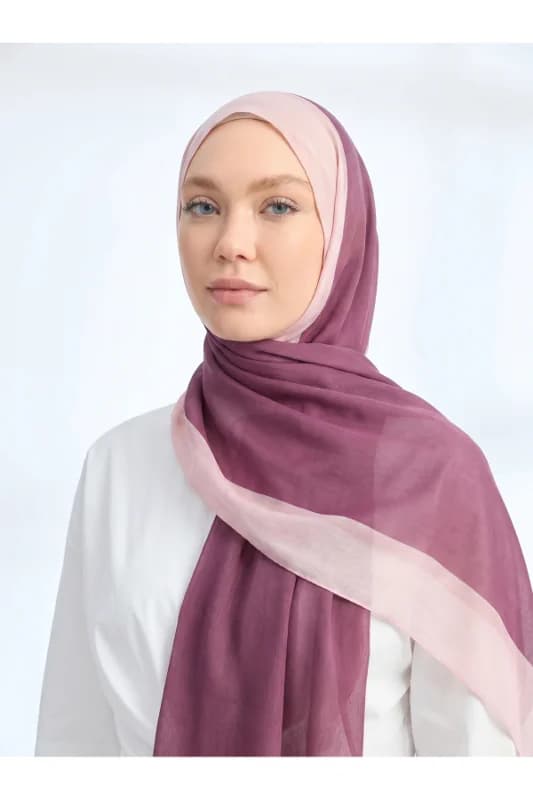 SOFT BLUSH FLOŞ VİSKON ŞAL - GÜL KURUSU