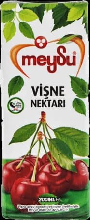 Meysu Vişne Nektarı Karton Kutu 200 Ml