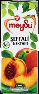 Meysu Şeftali Nektarı Karton Kutu 200 Ml
