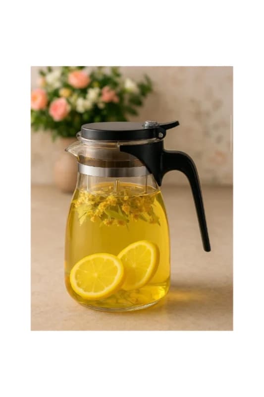900 ml Süzgeçli Cam Sürahi