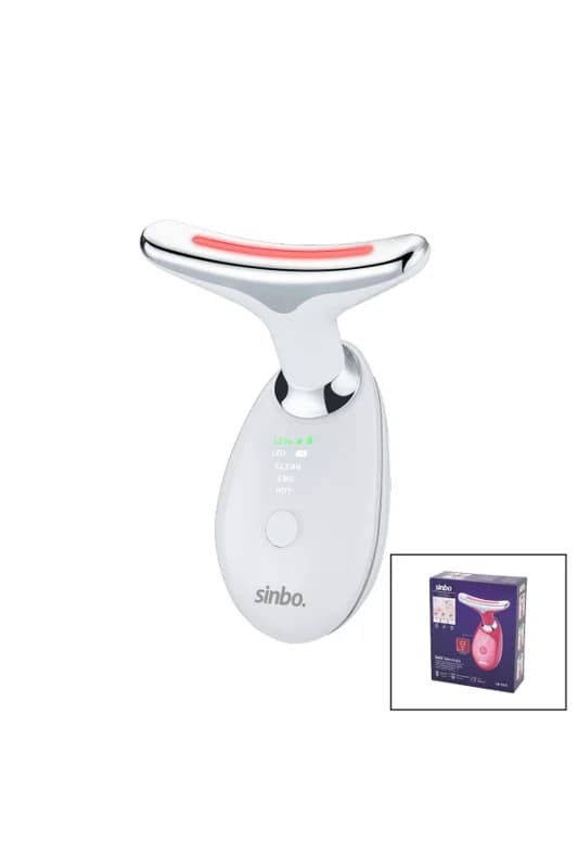 Sinbo Yüz ve Boyun Bölgesi Sıkılaştırıcı Cihaz - 3 Farklı Mod - 600 mAh