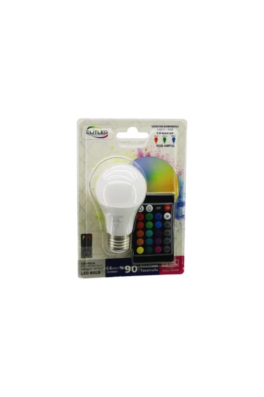 Uzaktan Kumandalı RGB LED Ampul - E27 Duy
