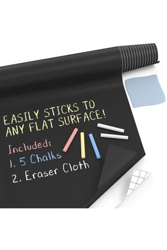 ® Sticker Rulo Yapışkanlı Çocuk Yazı Yazma Tahtası Yazı Yazma Sticker