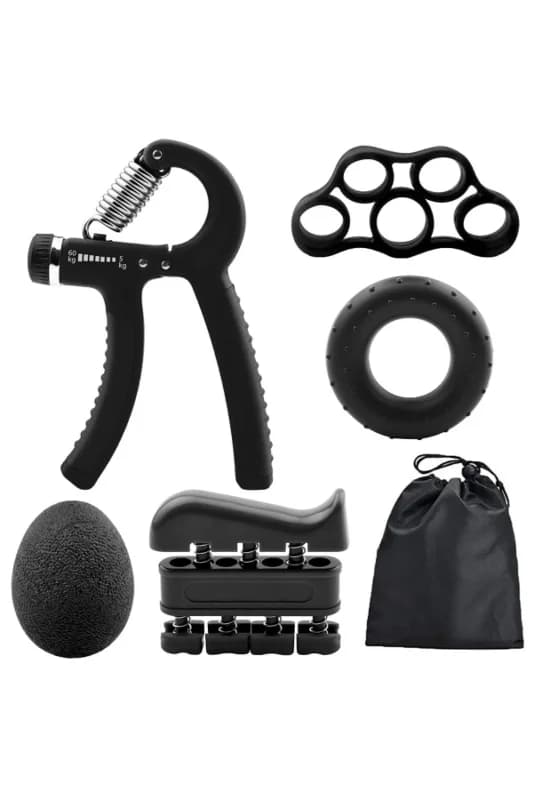 ® 5 Parça El, Kol ve Parmak Egzersiz Spor Aletleri Seti Fitness Takımı