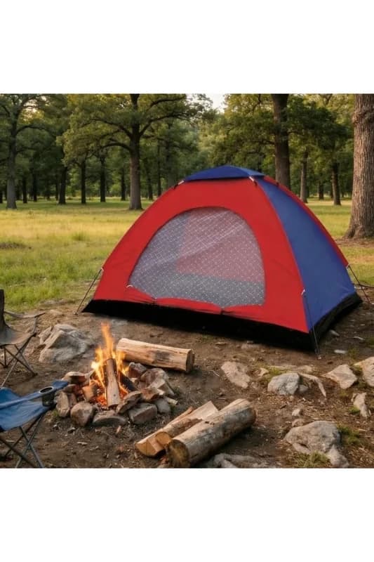 ® 6 Kişilik Manuel Kurulum Kamp Çadırı – Aile, Doğa, Piknik ve Outdoor Kamp