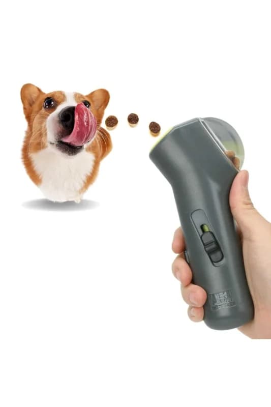 ® Kedi ve Köpekler İçin Hazneli Mama Fırlatma Oyuncağı Yem Atıcı Aparat