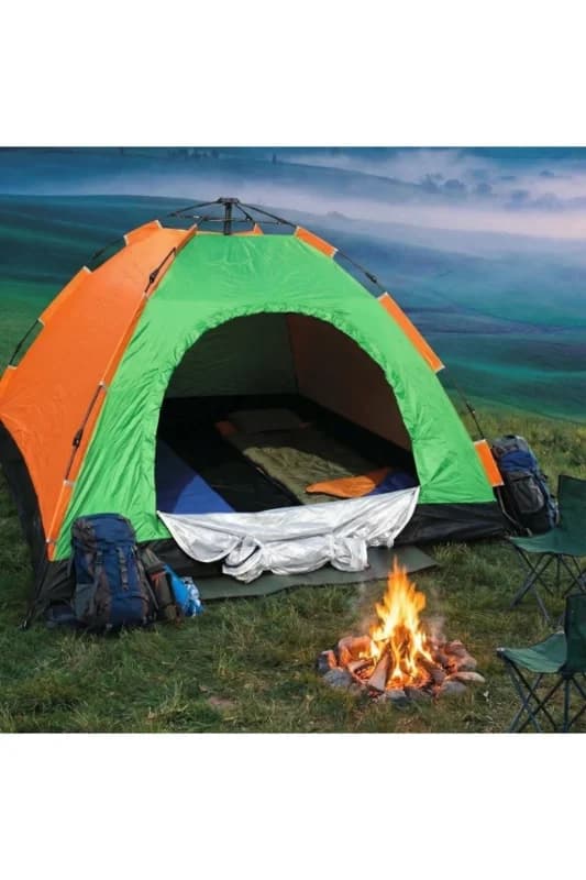 ® 6 Kişilik Otomatik Kurulum Kamp Çadırı – Outdoor Aile, Doğa, Suya Dayanı