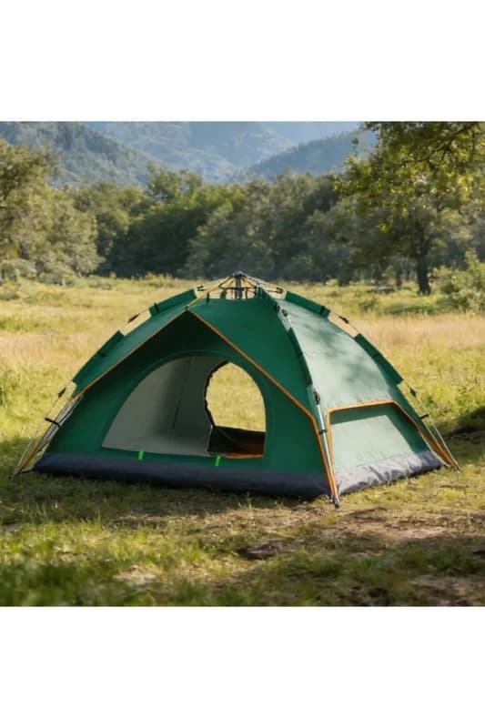 ® 6 Kişilik Otomatik Kamp Çadırı – Çift Katmanlı, Suya Dayanıklı, Hız