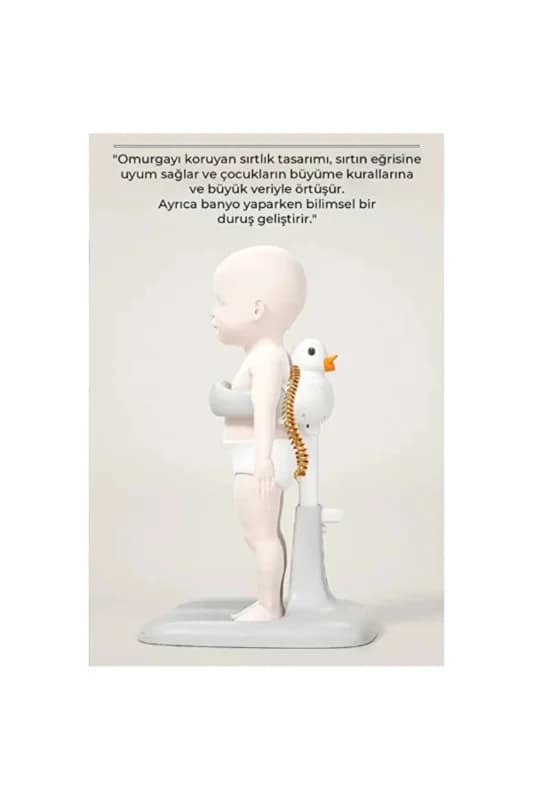 Ergonomik Ördekli Bebekk Banyo Yıkama Yardımccısı (zv)