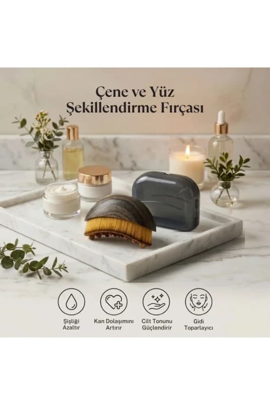 ® Lenf Drenaj ve Yüz Bakım Fırçası – Çok Fonksiyonlu Yumuşak Kıllı Yüz