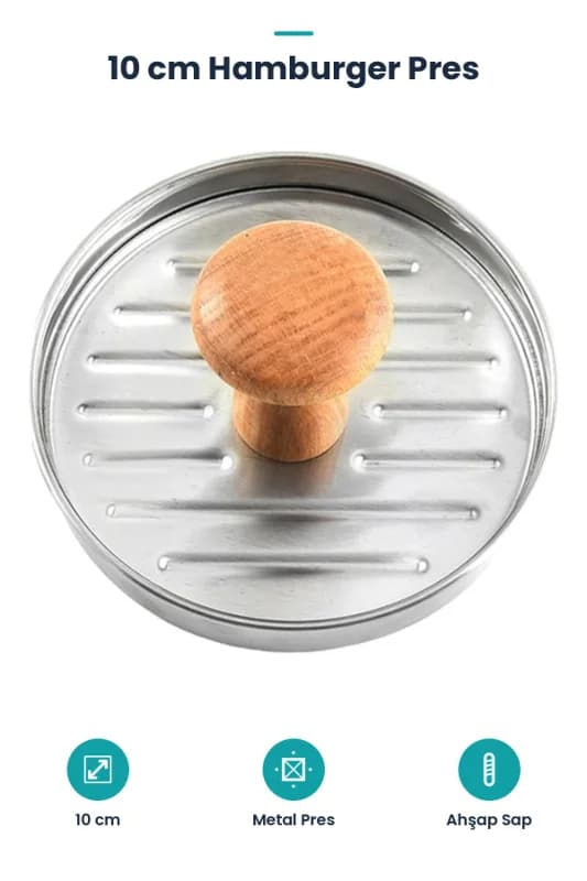 10 cm Hamburger Press