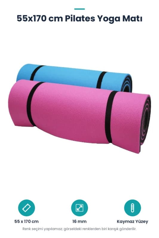 55x170 cm Pilates Yoga Matı