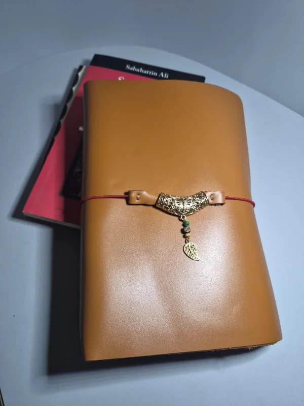 Gogo Hakiki Deri Travel Notebook Defter Kılıfı Style 2