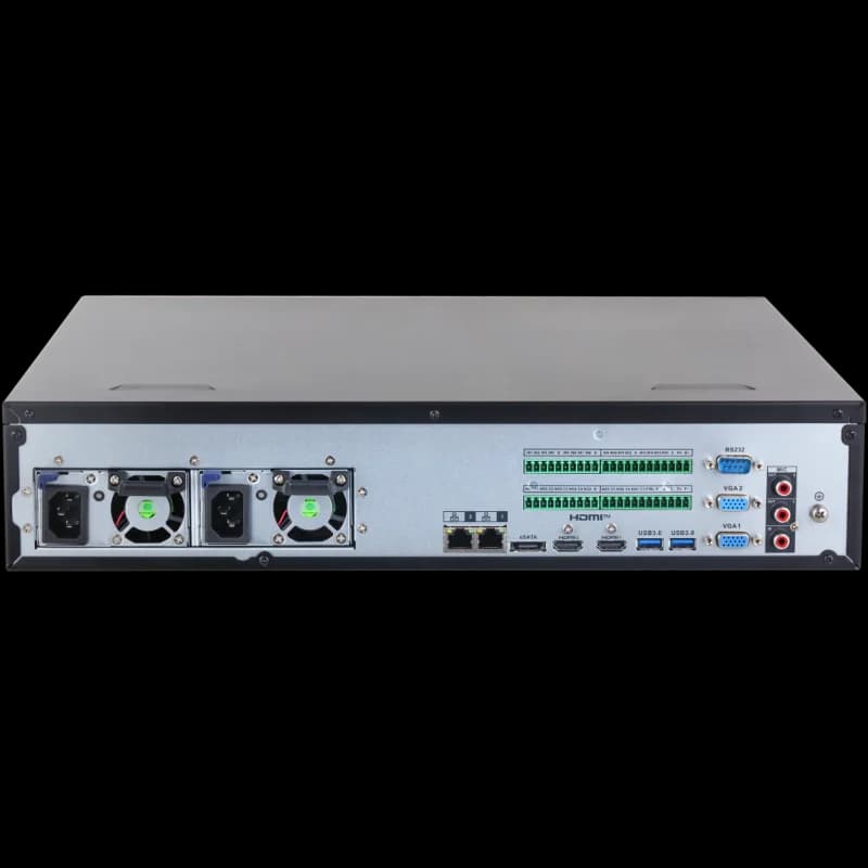 DAHUA NVR5864RH-XI, 64Kanal, 32Mpix, H265+, 8 HDD Desteği, 1080P Kayıt, 512Mbps Bant Genişliği, 2 Port GigaBit Lan, RAID 0/15/6/10, Çift Power Supply, NVR