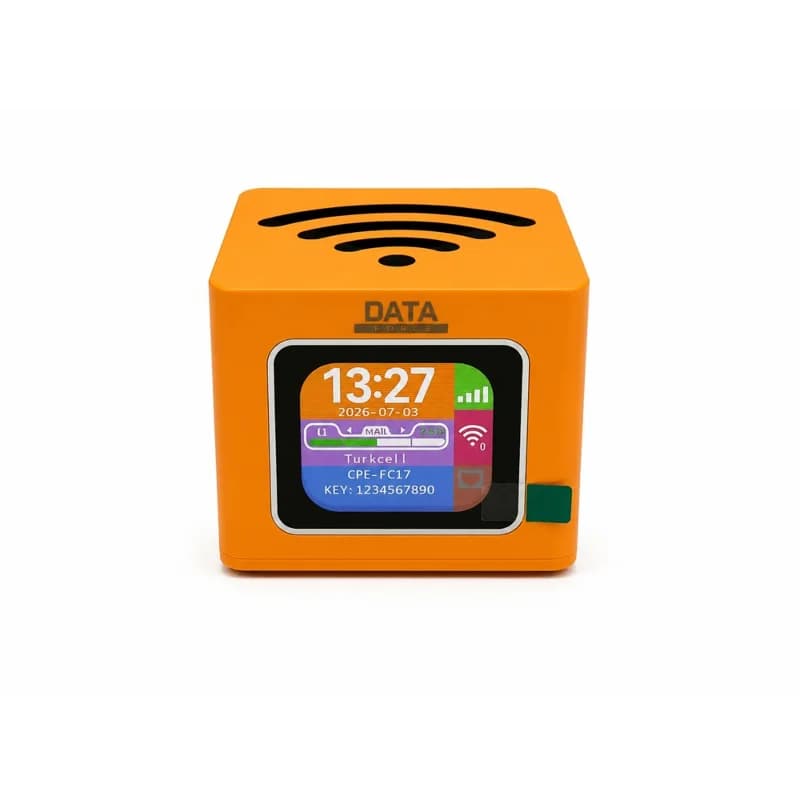 DATAFORCE Q51 4G LTE WİFİ6 3000 MAH TAŞINABİLİR KÜP ROUTER
