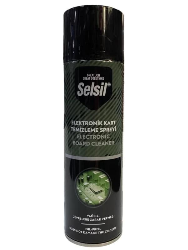 Selsil Elektronik Kart Temizleyici Sprey 500 ml Yağsız