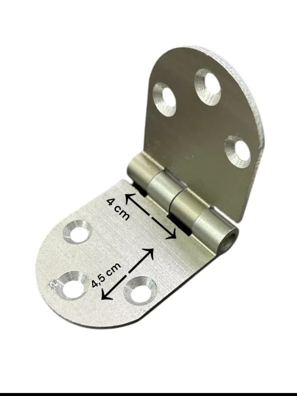 Ennalbur Yüksel Oval Alüminyum Kasa Menteşesi 4 cm