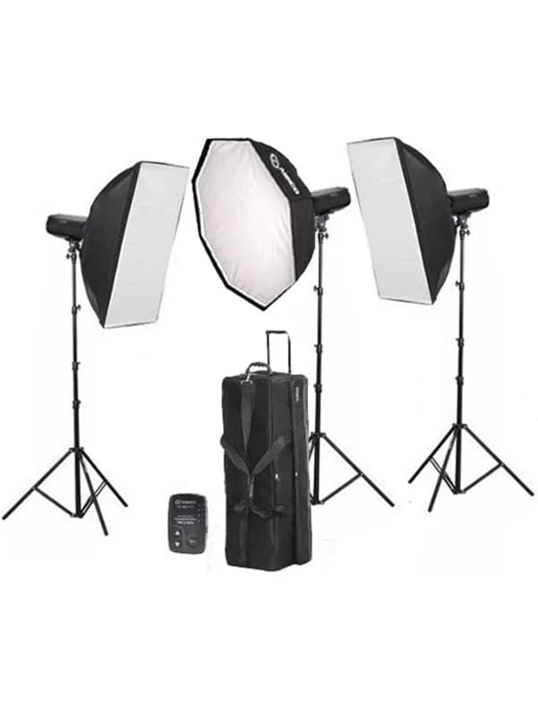 Visico VC-600HH III 3'lü Paraflaş Seti