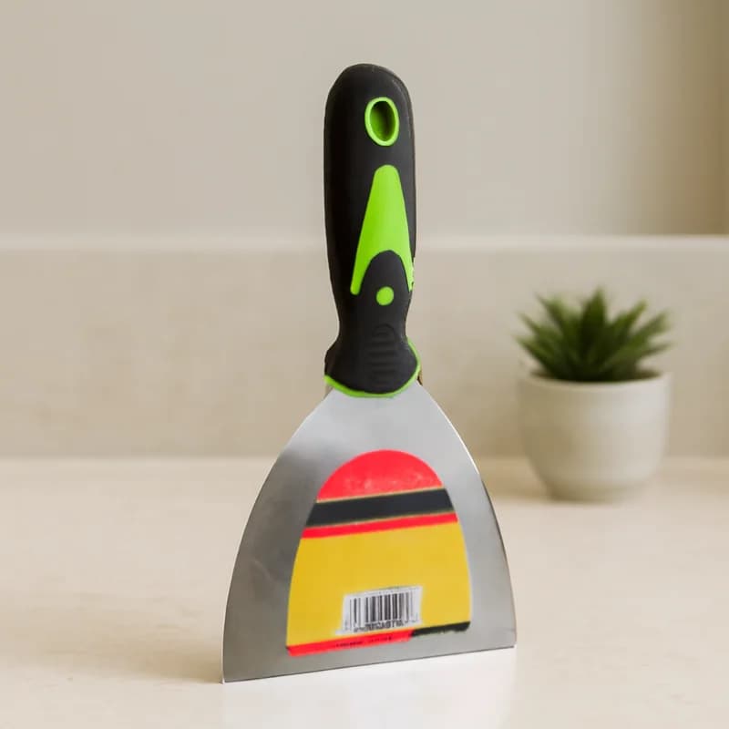 Metal Spatula Fiber Saplı, 125 mm