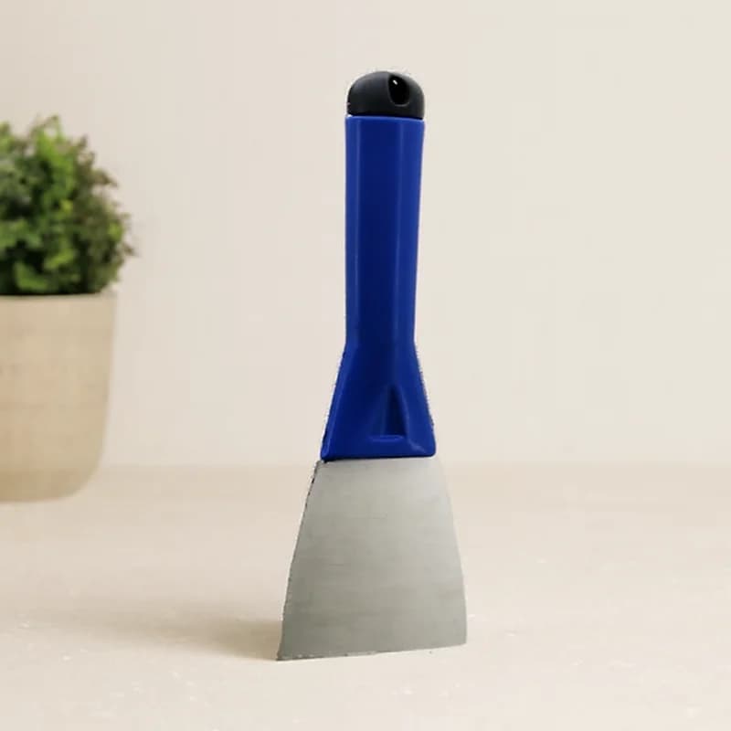 Metal Kazıma Spatulası (Plastik Saplı, Kapaklı), 80 mm