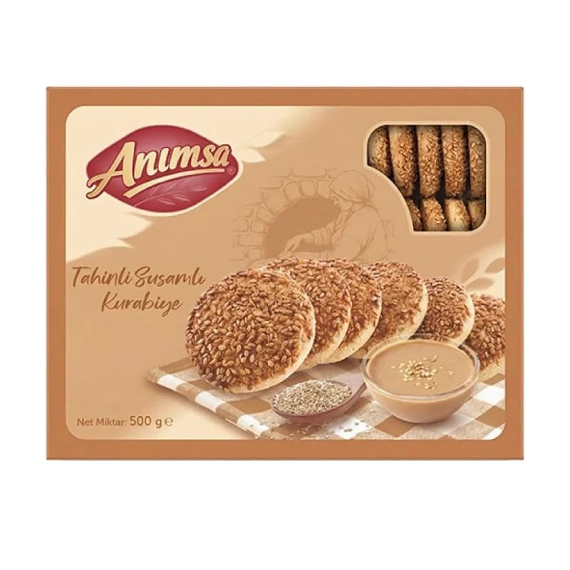 ANIMSA KURABİYE TAHİN SUSAMLI 500 GR