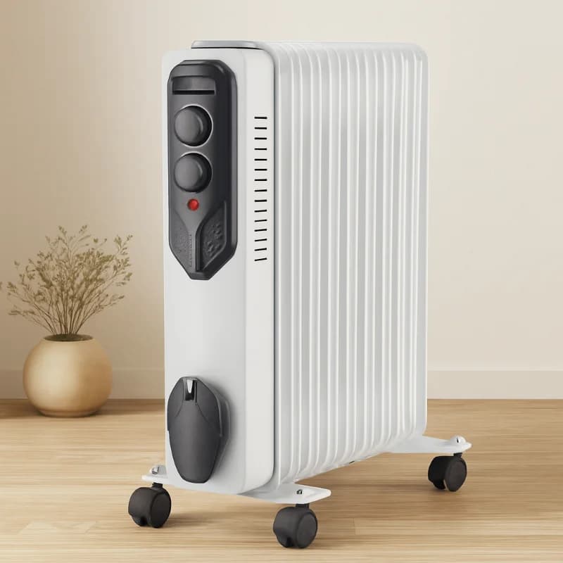 Yağlı Radyatör Elektrikli Isıtıcı - Ayarlı Termostat