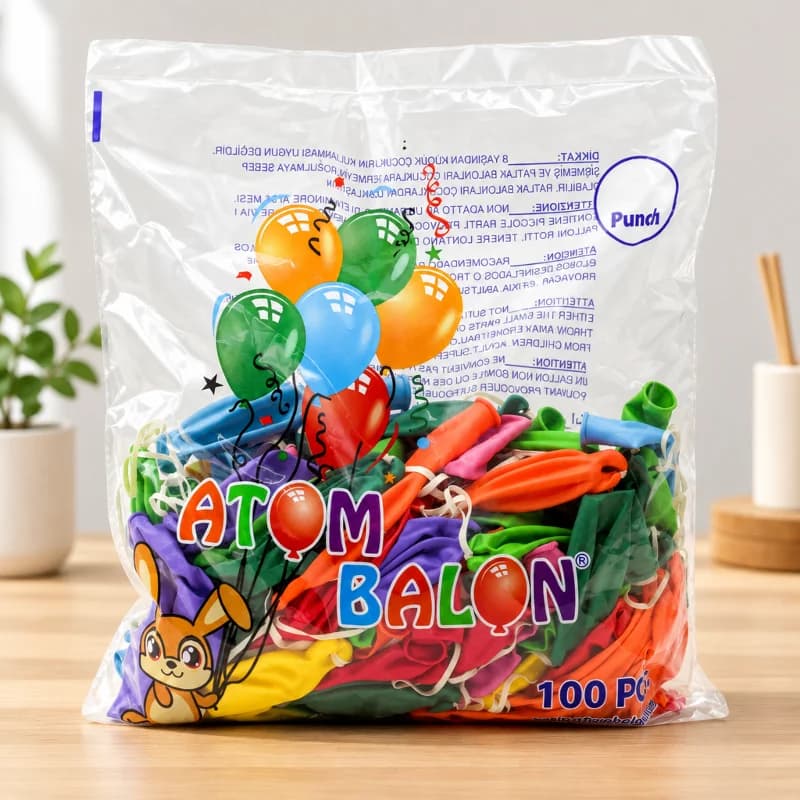 Lastikli Balon ( 100'lü)