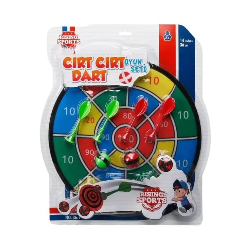 Cırt Cırt Dart Seti 36 cm İğnesiz Eğlence Aracı