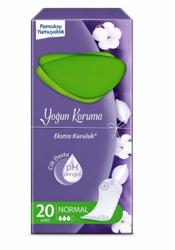 Günlük Ped Yoğun Koruma 20 Adet