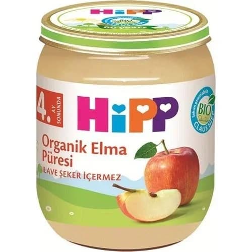 Doğal Elma Püresi 125 Gr Organik Besin